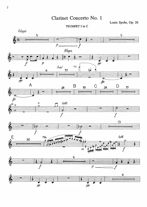 Trumpet 1, 2 (C)