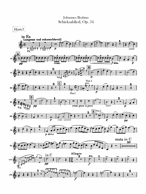 Horn 1, 2 (E)