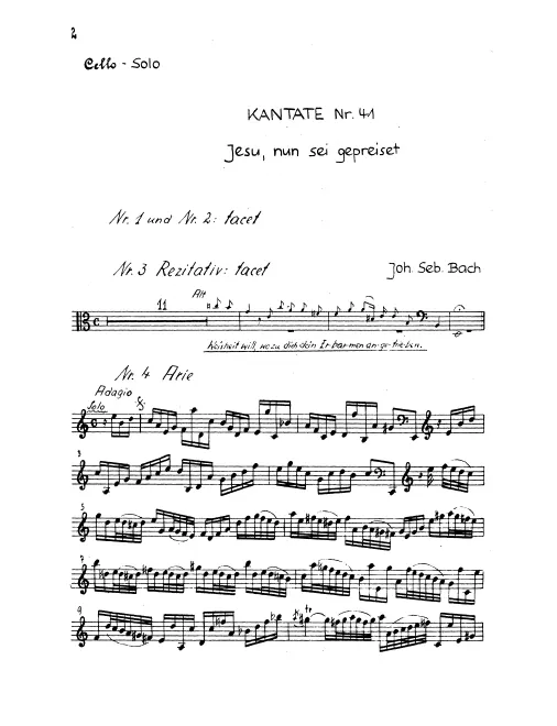 Cello Solo