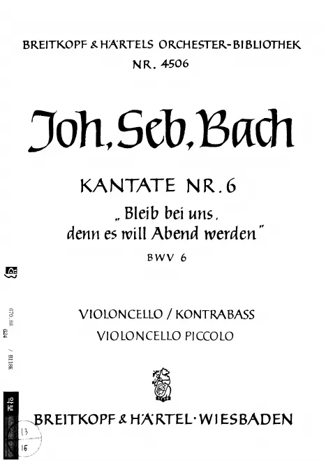 Cellos/Basses/Cello Piccolo
