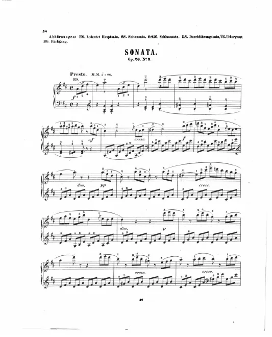 Sonata Op.25 No.6