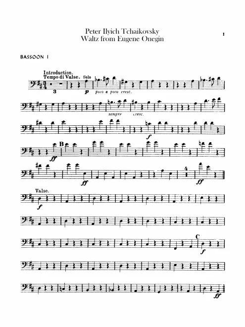 Bassoon 1, 2