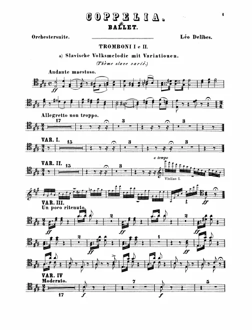 Trombone 1/2, 3