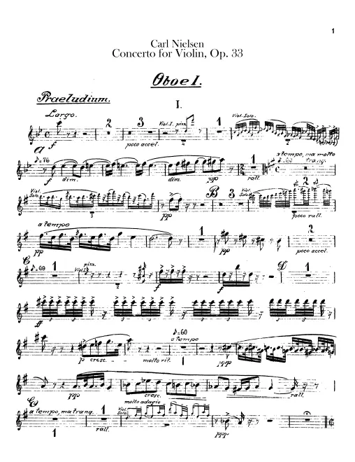 Oboe 1, 2