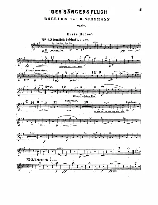 Oboe 1, 2