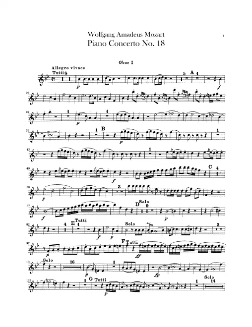 Oboe 1, 2