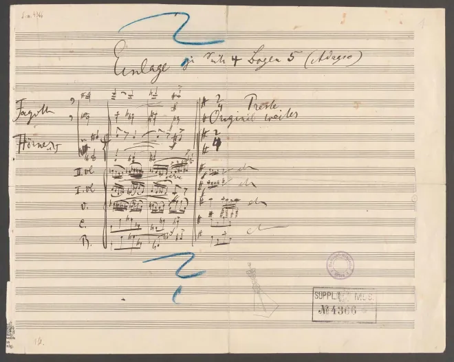 Movement III. Sketches (Mus.Hs.4366)