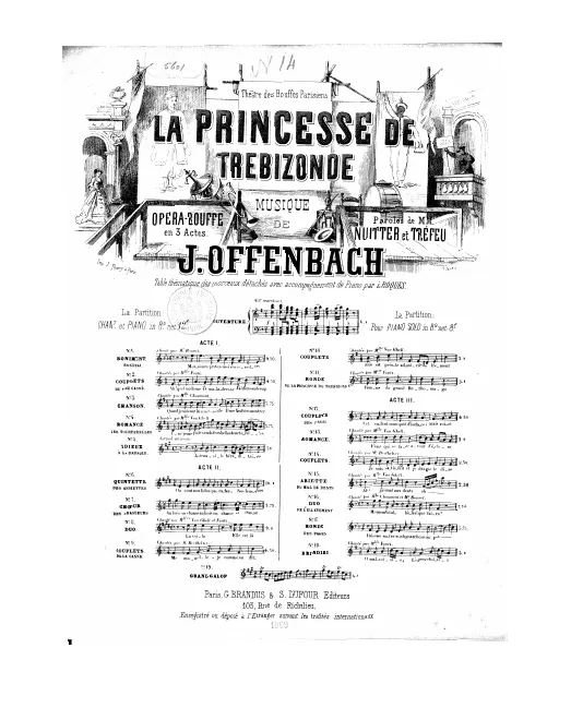 No.14, Couplets: "Je suis satisfait" (Act III, No.14b)