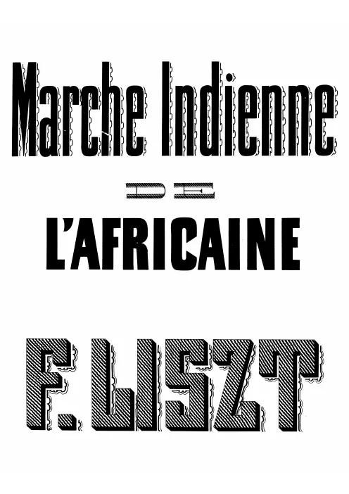 2. Marche indienne (S.415/2) (monochrome)