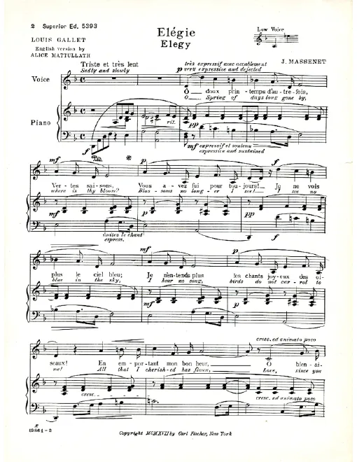 Complete Score (D minor, low voice)