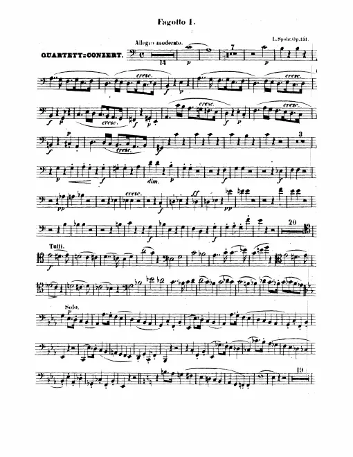 Bassoon 1, 2