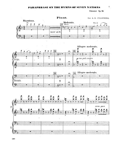Piano 4-Hand 1/2