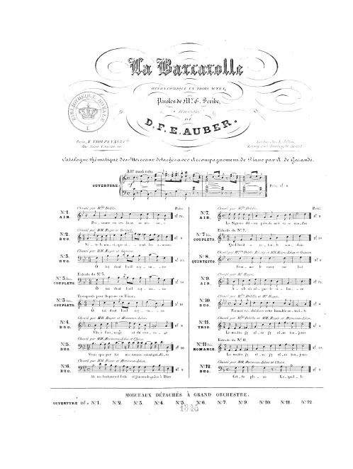 No.12, Duo: "Cette place" (F major)