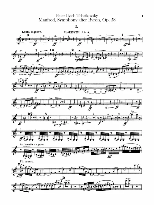 Clarinet 1 (A)