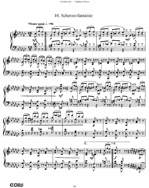 10. Scherzo-fantaisie