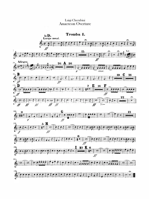 Trumpet 1, 2 (D)