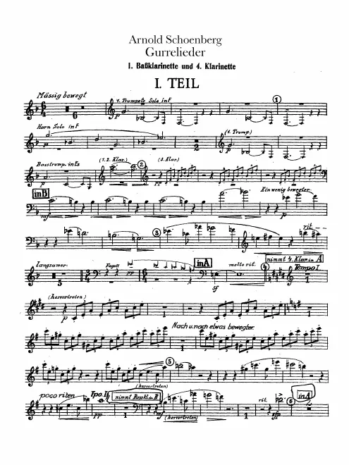 Clarinet 4 (A)/Bass Clarinet 1 (B/A)