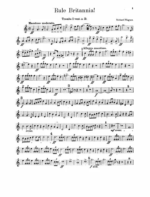 Trumpet 1, 2, 3, 4 (D)