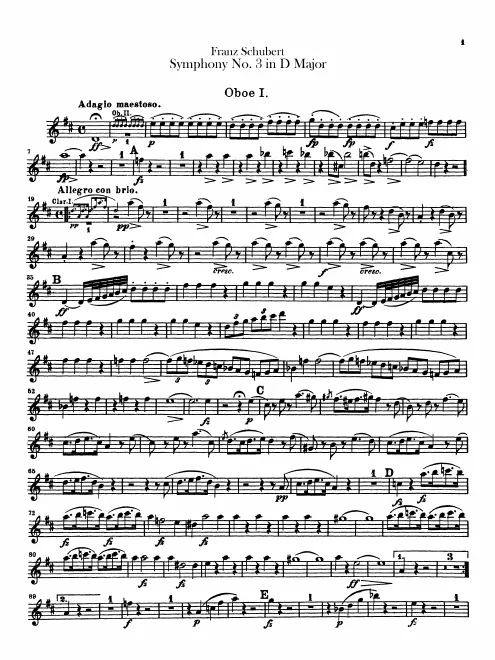 Oboe 1, 2