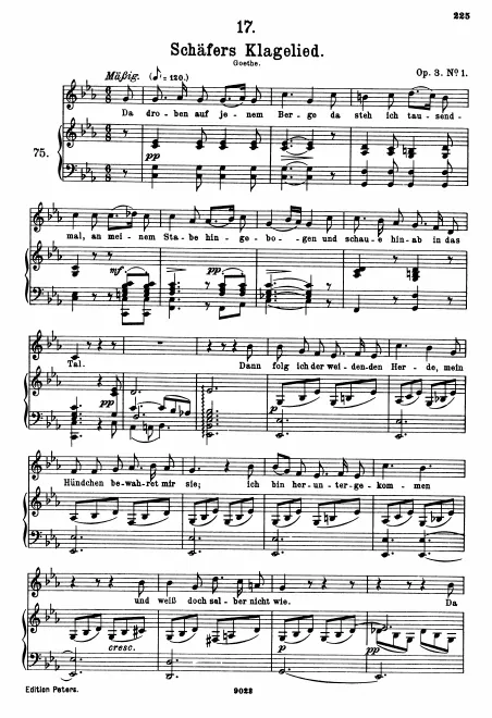 Complete Score (Original/high voice, )