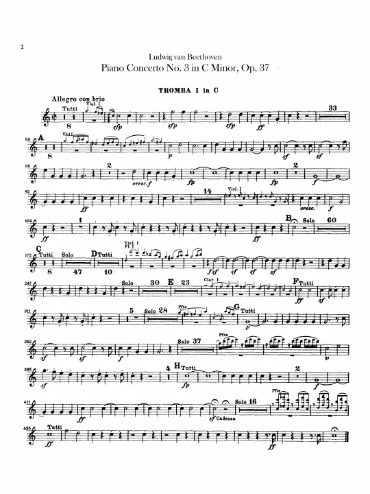 Trumpet 1, 2 (C)
