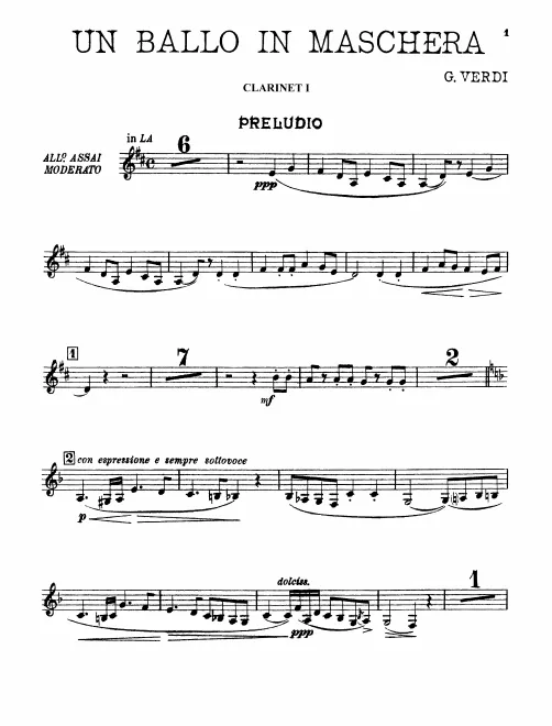 Clarinet 1 (A)