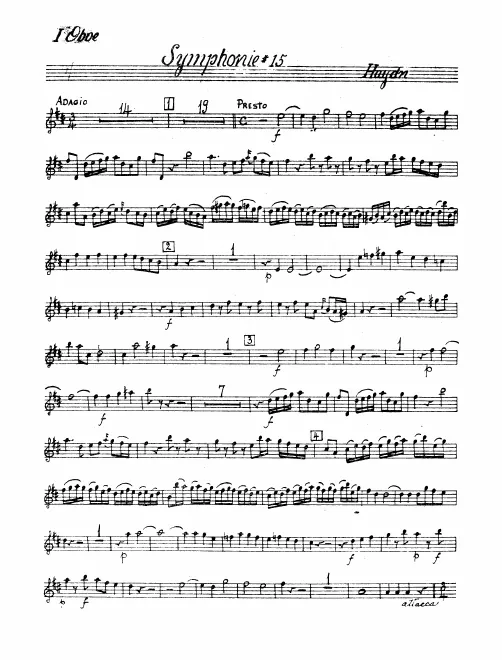 Oboe 1, 2