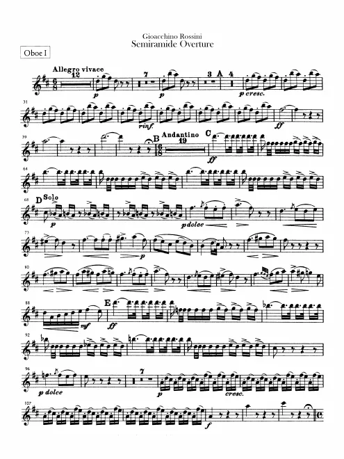 Oboe 1, 2