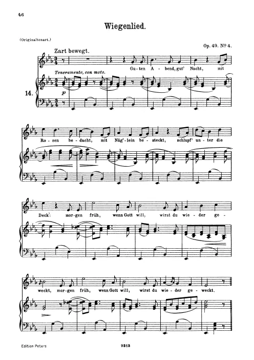 4. Wiegenlied
