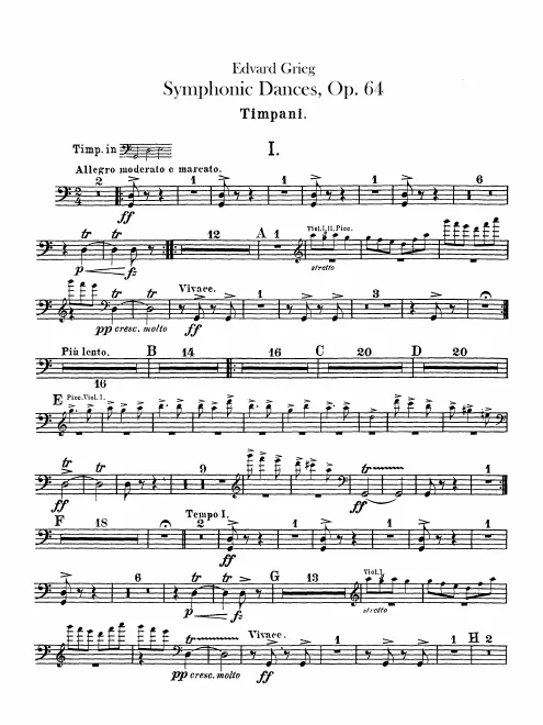 Timpani, Triangle