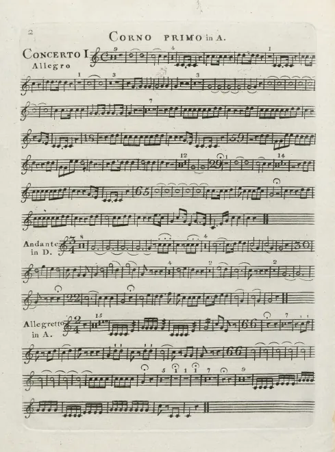 Horn 1, 2 (A)