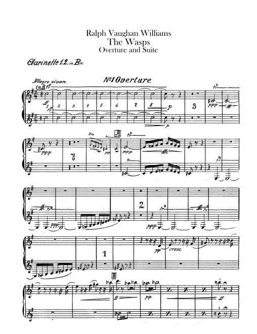 Clarinet 1/2 in B