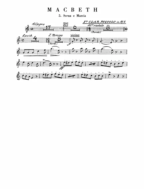 Piccolo Clarinet 1 (E)