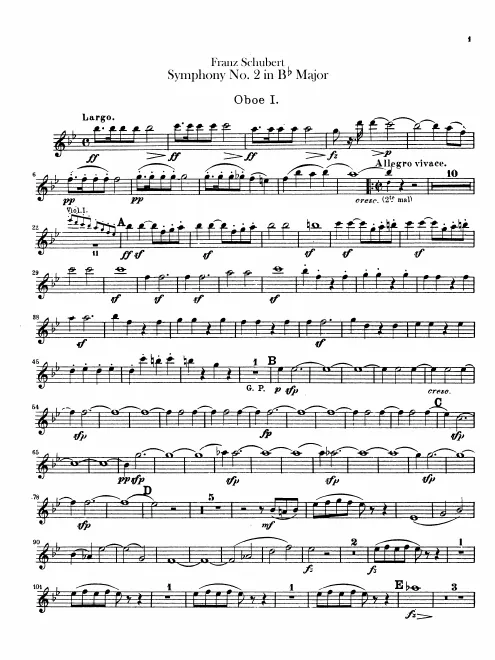 Oboe 1, 2