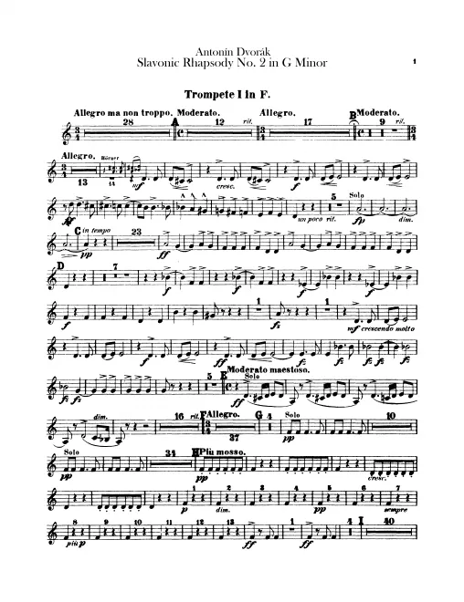 Trumpet 1, 2 (F)