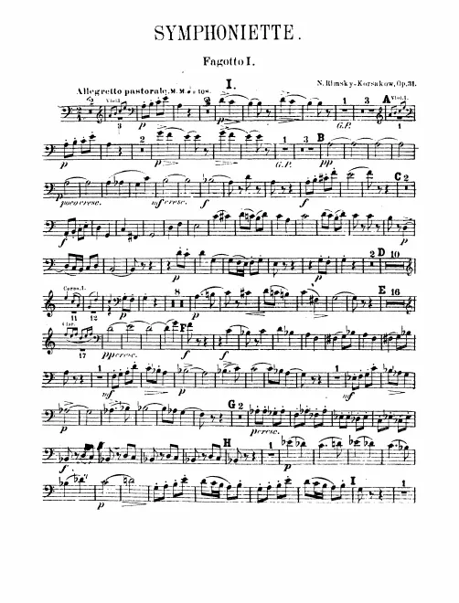 Bassoon 1, 2