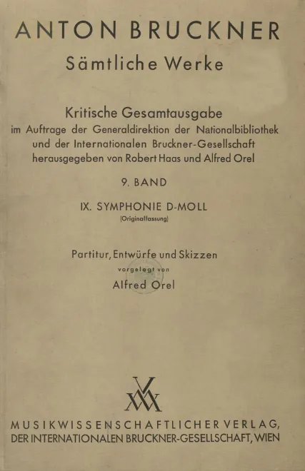 9. IX. Symphonie D-moll (Originalfassung, Entwürfe und Skizzen)
