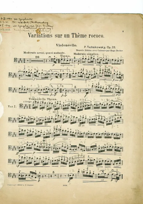Cello solo