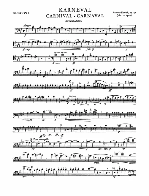 Bassoon 1, 2