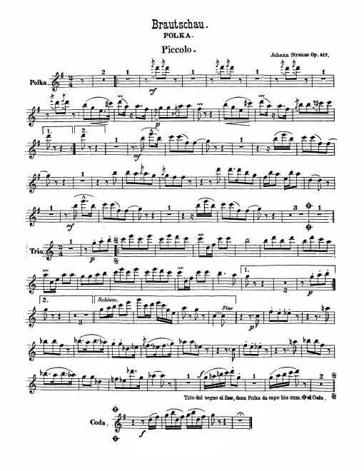 Piccolo, Flute