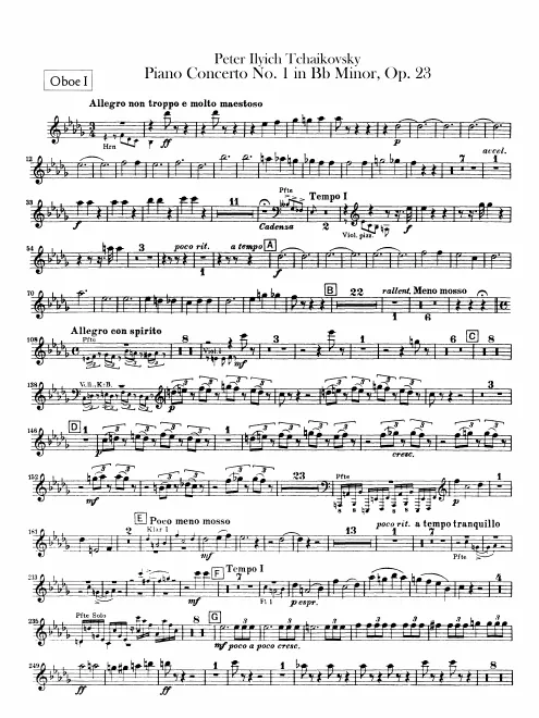 Oboe 1, 2