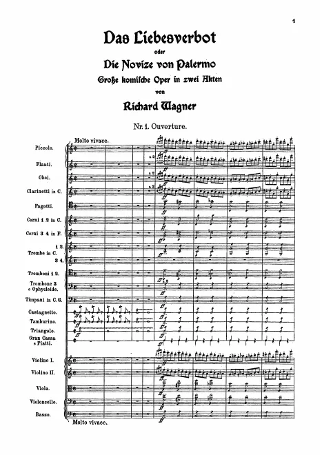 Overture (with measure numbers)