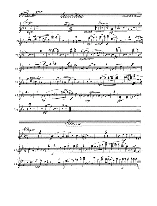 Flute 1, 2