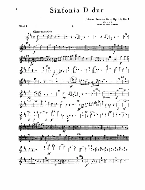 Oboe 1, 2