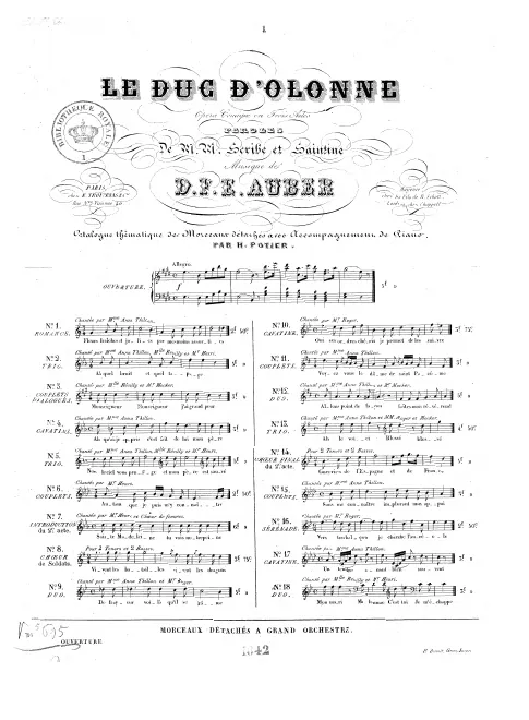 No.1, Romance: "Fleurs fraîches et jolies" (C major)
