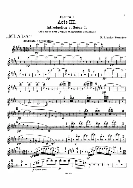 Flute 1, 2/Piccolo, 3/Piccolo, 4/Alto Flute