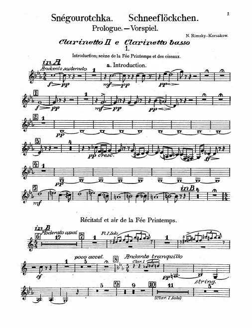 Clarinet 2/Bass Clarinet (A/B)
