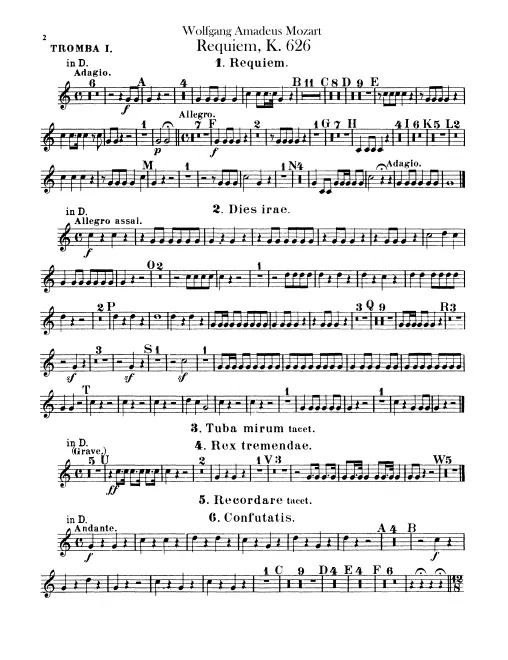 Trumpet 1, 2 (D, B♭)