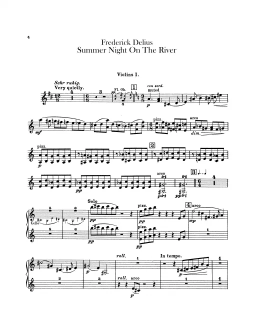 Violins I, II