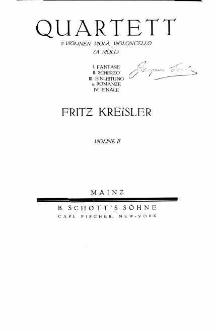 Violin II Part
